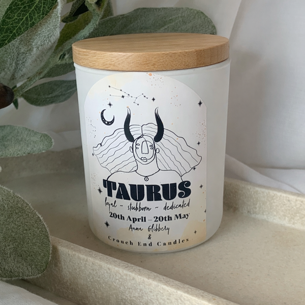 TAURUS STAR SIGN CANDLE (APRIL 20- MAY 20)