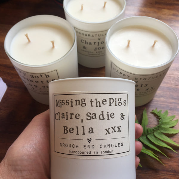 PERSONALISED CANDLE