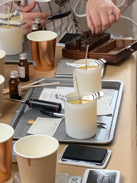 PRIVATE CLASSIC CANDLE MAKING WORKSHOP FOR 4-8 PEOPLE